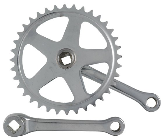 Vinty BE1202A Kettingwiel 36 T spieloos Zilver
