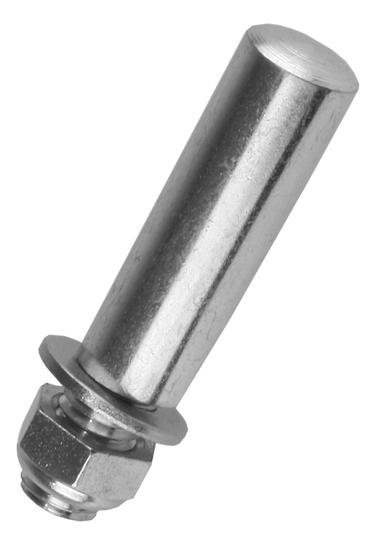 Algi crankspie 9.5x43mm Grijs