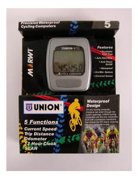 Union fietscomp 5F ZILVER