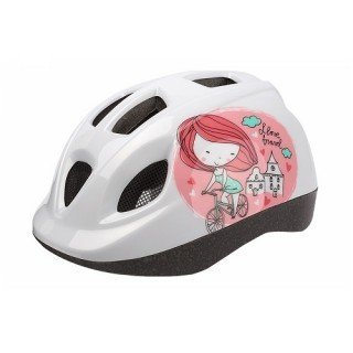 Polisport DA0504A helm Princess Roze|Wit