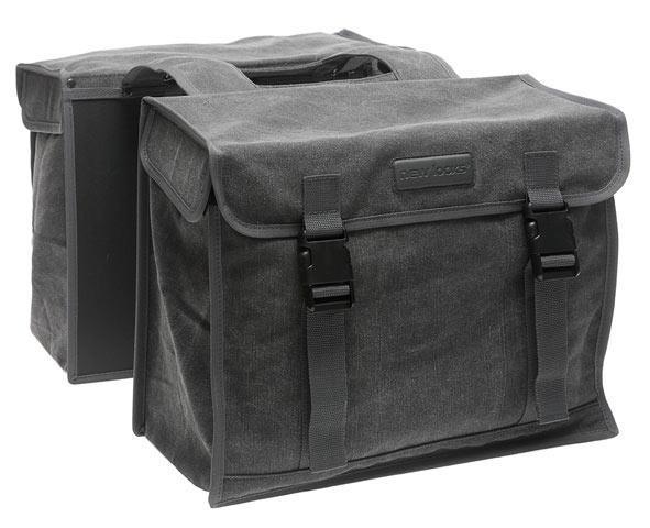 New Looxs dubbele tas Canvas Camping grs Donker Grijs