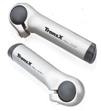 Tranzx BarEnd zilver 80mm