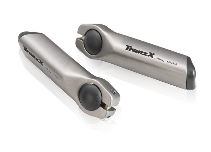 Tranzx CH1003A BarEnd zilver 95mm