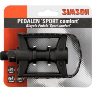 Simson pedalen Sport comfort Zwart