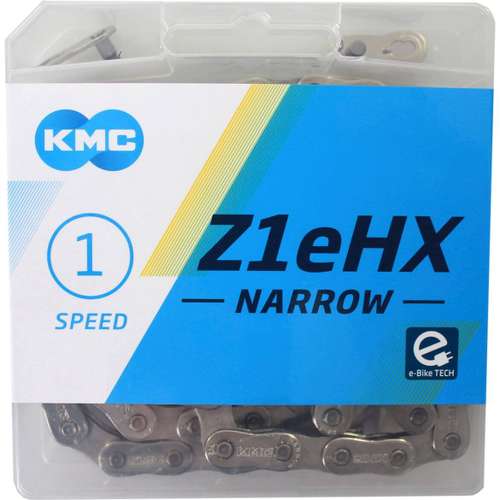 Kmc ketting Z1eHX 3/32 narrow silver 112s Zilver
