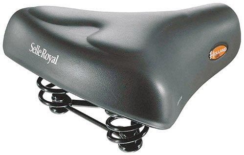 Selle Royal Ds zadel 82615G gel + strop Zwart