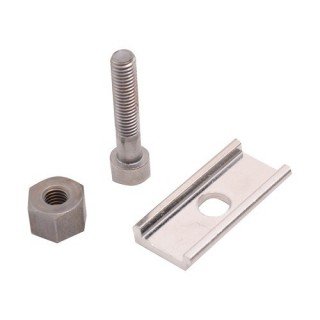 Ursus standaard adapterplaat Jumbo smal ZILVER
