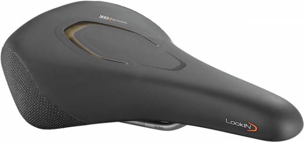 Selle Royal zadel 52A6 H Look In 3D Moderate Zwart