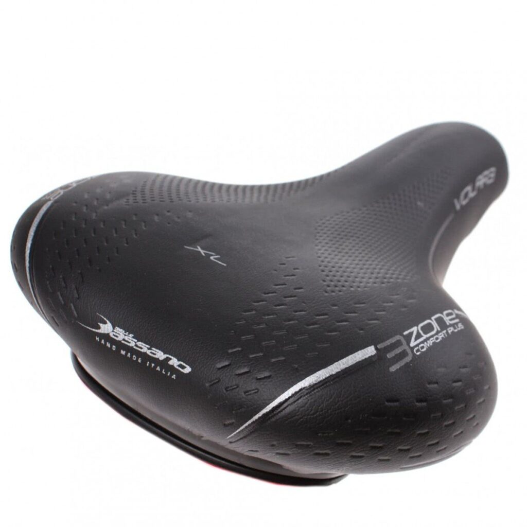 Selle Bassano FB1602D Zadel Volare-Zwart
