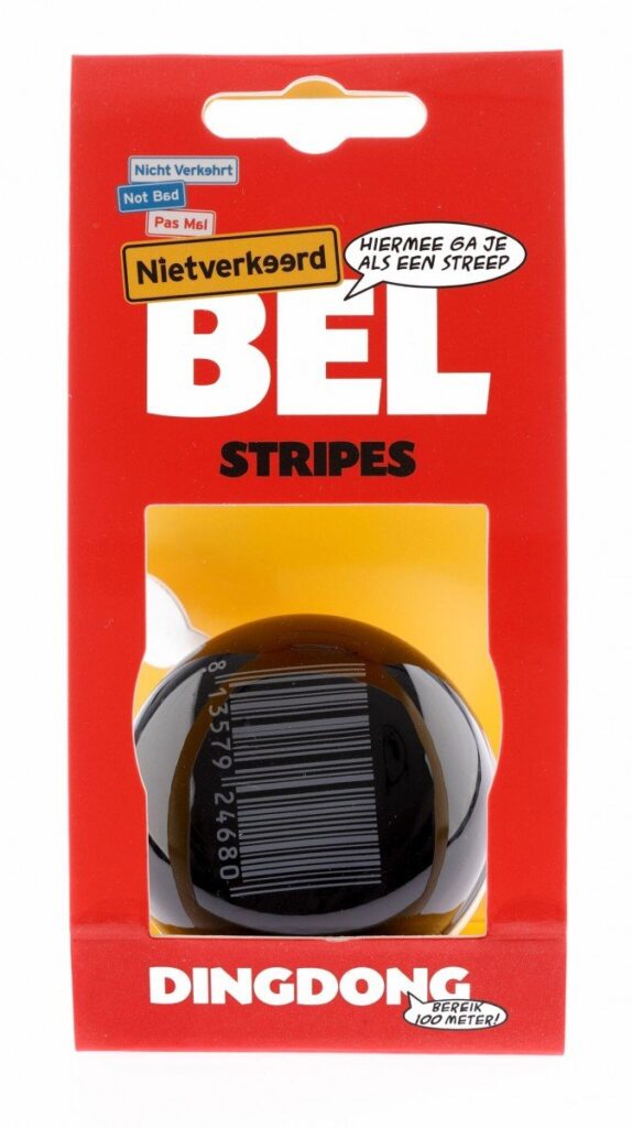 Niet Verkeerd BH0702A Ding-dong 60mm Stripes VV Wit|Zwart