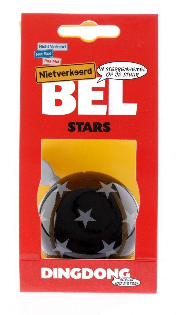 Niet Verkeerd BH0706A Ding-dong 60mm Stars Wit|Zwart