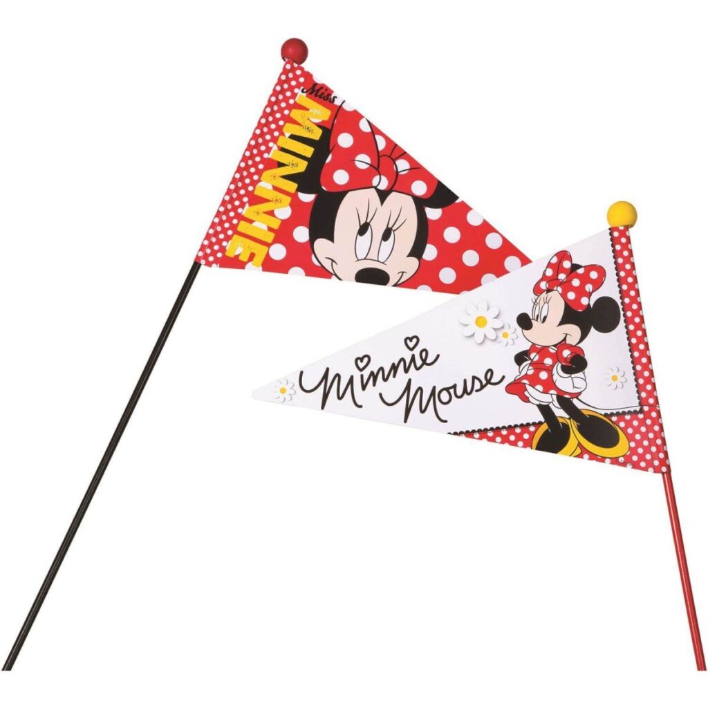 Widek vlag Minnie Mouse deelb Zwart/Rood