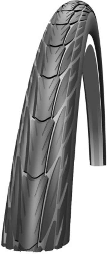 Impac btb Dutchpac 28 x 1 3/8 zw refl BLACK