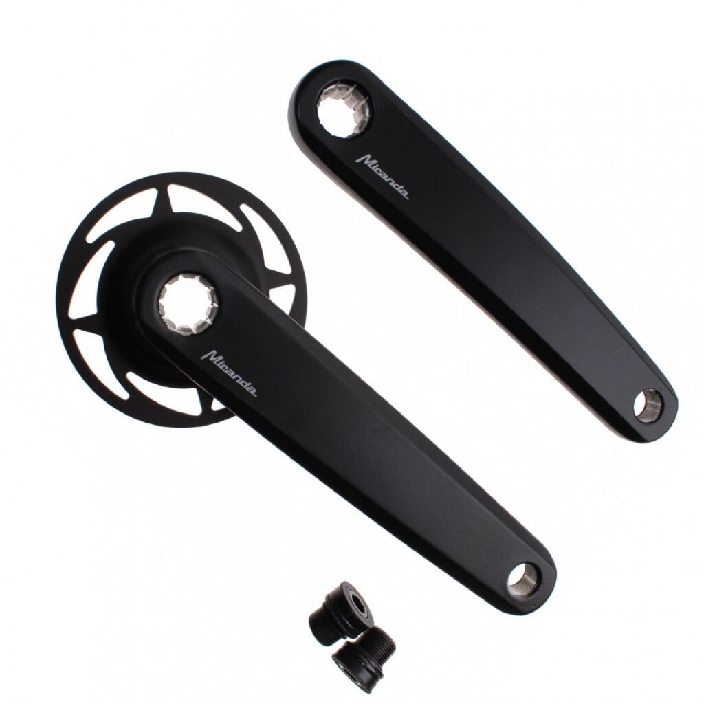 Miranda crankstel Delta rock ring Bosch 1, 2 en 4 Black