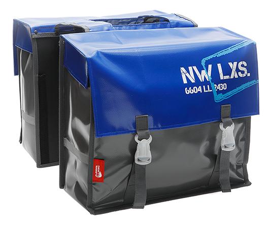 New Looxs NL dubb tas bisonyl Basic bl Blauw / Grijs