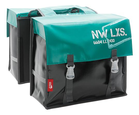 New Looxs NL dubb tas bisonyl Basic grn Groen / Zwart