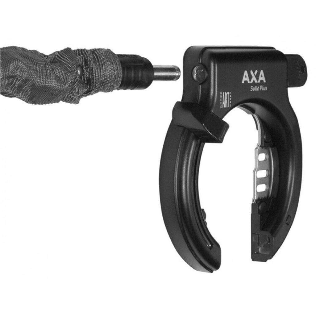 Axa FE2001C I Slot Solid+ met gat Zwart - Afbeelding 2