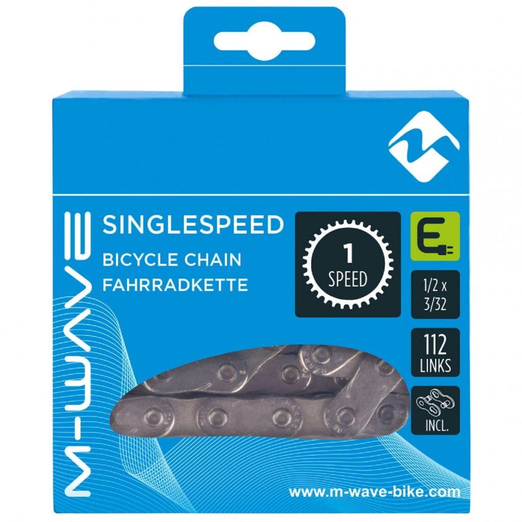 M-wave BA0601A Ketting 1 speed E-bike Zilver