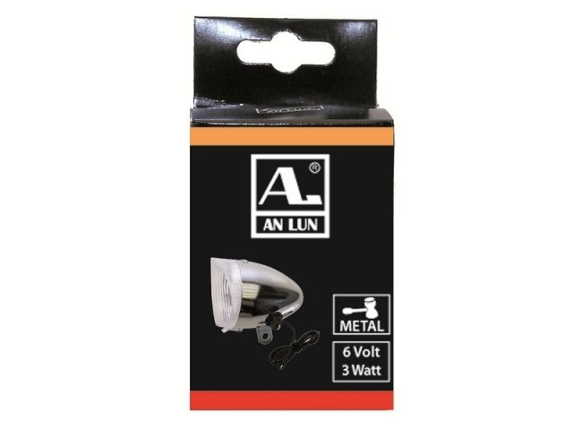 Anlun BI0503A Koplamp Staal/PVC buitenaa Chroom
