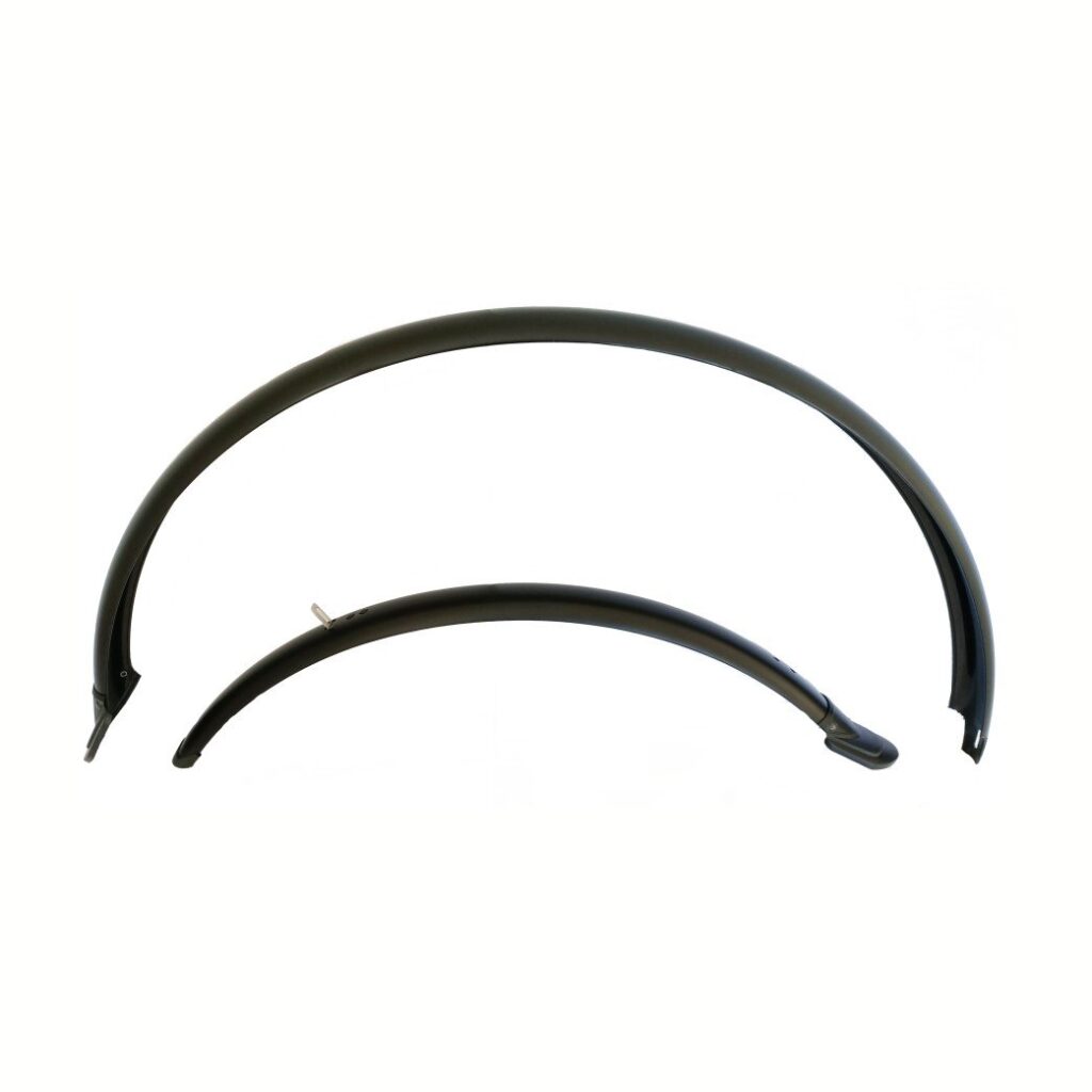 Spatbordset pvc 50mm matzwart