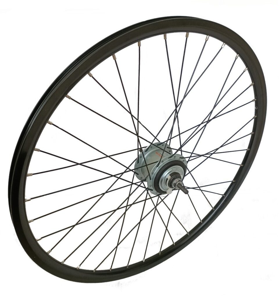 Falkx Z Achterwiel N7 Roll Alu zwart hoog