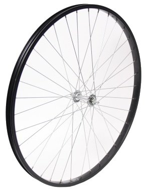 Falkx Z Voorwiel 28” Alu zwart vast zwart