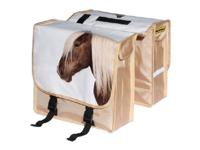 Niet Verkeerd NV dubb tas paard bisonyl