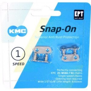 Kmc snap on schakel 1/8 EPT op kaart Bruin