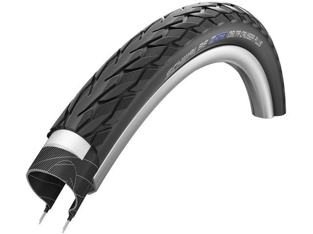 Schwalbe btb Delta Cruiser Plus 28 x 1.40 zw refl Zwart