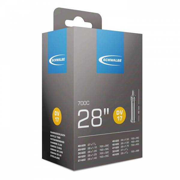 Schwalbe bnb DV17 28 x 1.10 – 1.75 hv 40mm BLACK