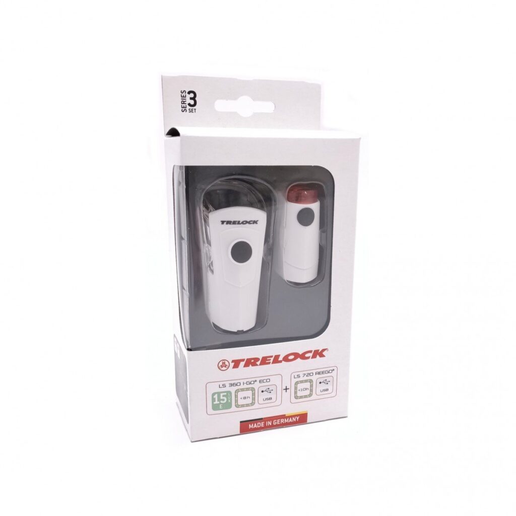 Trelock VERLICHTING SET LS360/720 I-GO ECO WIT