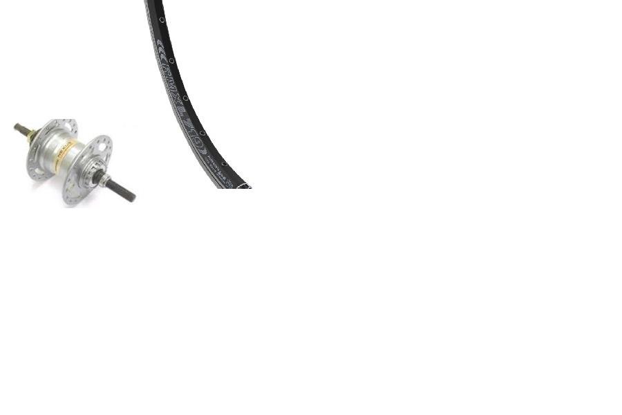 Falkx Z Achterwiel N3 Roll Alu zilver Hoog