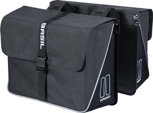 Basil fietstas dubbel Forte 35L Black