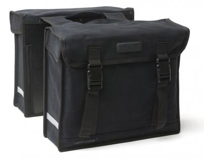 New Looxs fietstas dubbel Canvas Deluxe 46L Black