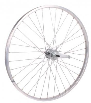 Falkx Z Achterwiel 26″x1 3/8 alu zilver