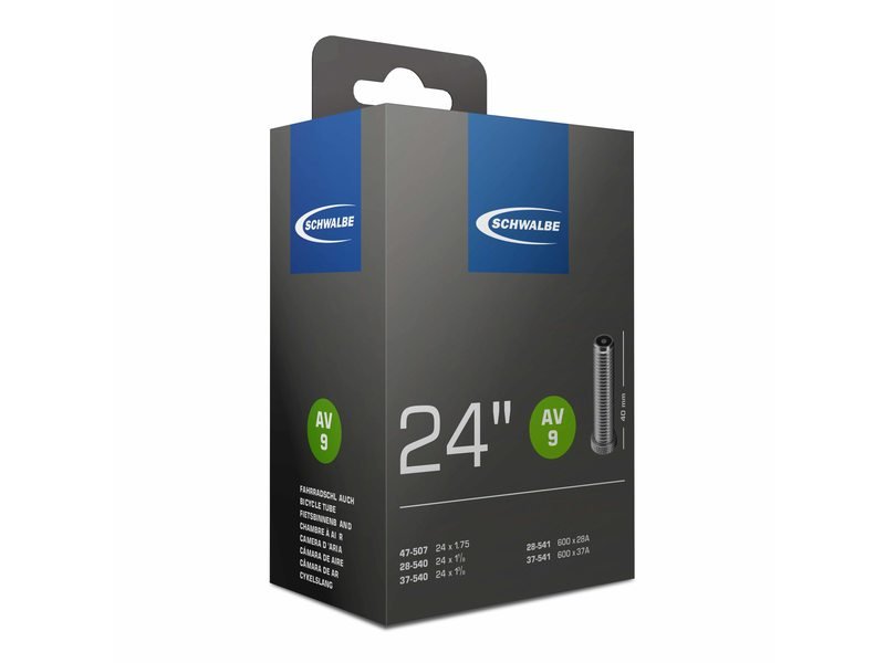 Schwalbe bnb AV9 24 x 1 1/8 – 1.75 av 40mm Zwart