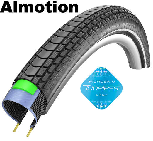 Schwalbe Schw btb 28×2.00 Mar Alm Micro R V Zwart