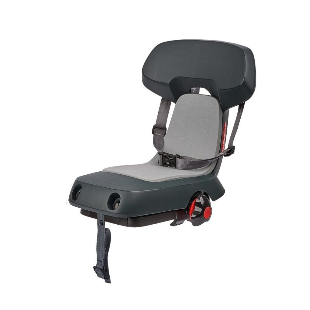 Polisport achterzitje Guppy Junior Light dark grey Donkergrijs/Lichtgrijs