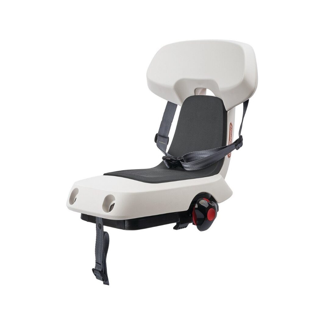 Polisport achterzitje Guppy Junior Light light gre Wit/donkergrijs
