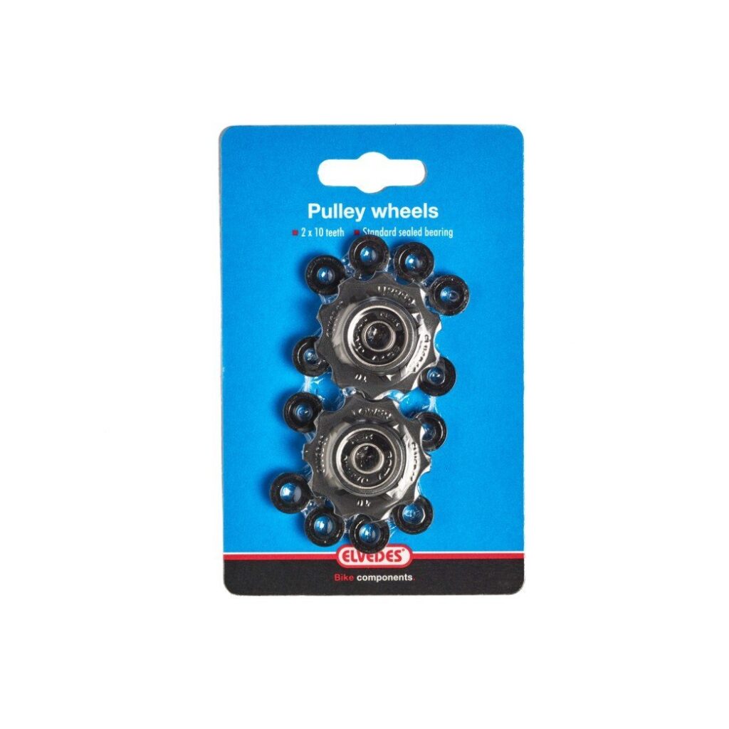 Elvedes derailleurwiel set Shim/Camp/Sram 2x10t Zwart