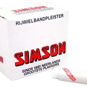 Simson doos rol plakkers 7x20 (25) Wit