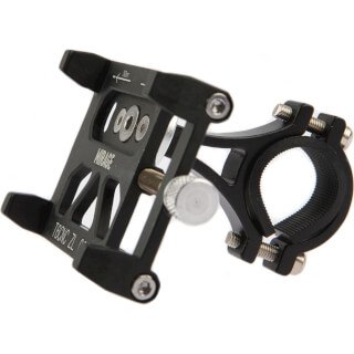Mirage telefoonhouder alu m/bracket Zwart