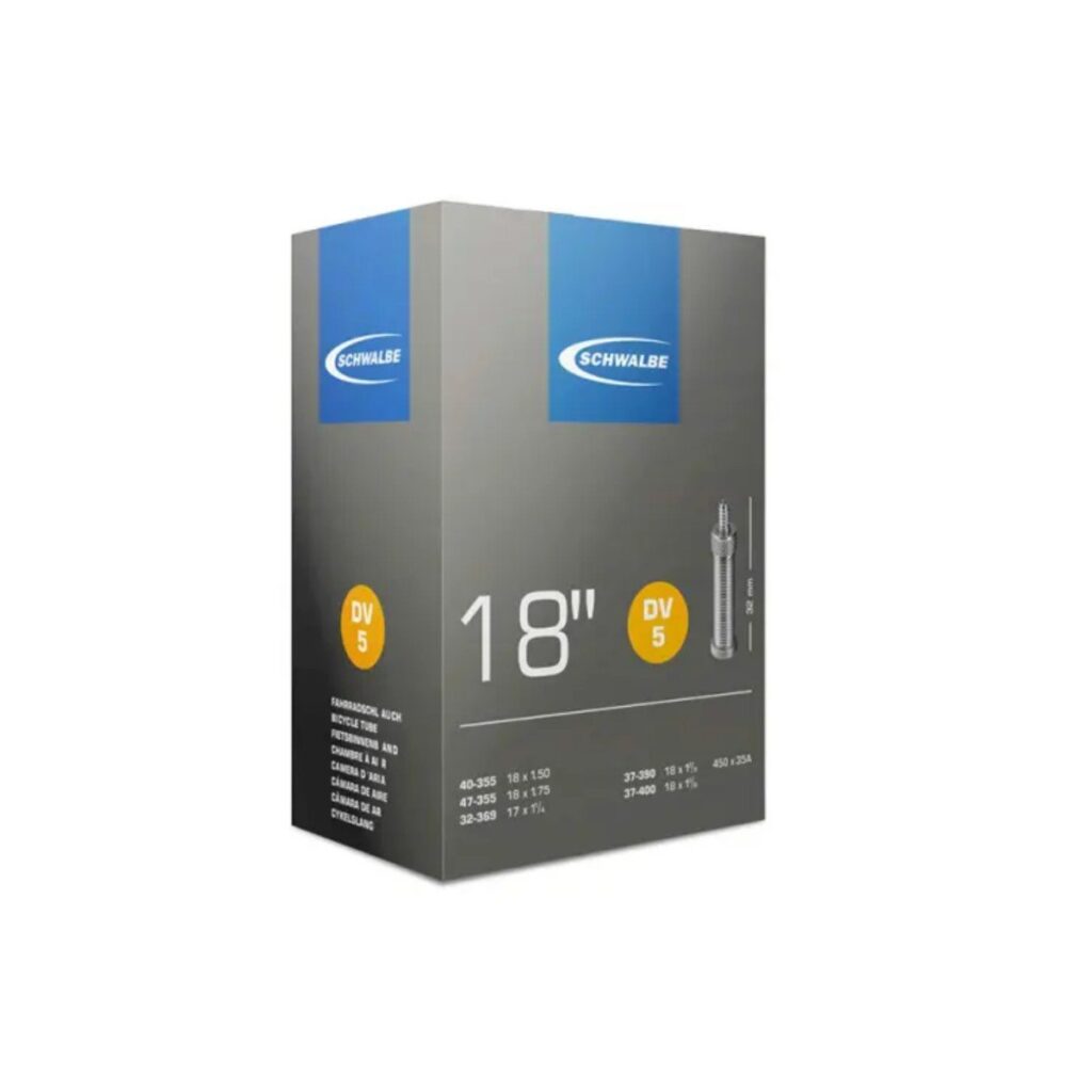 Schwalbe bnb DV5 17 x 1 1/4 - 18 x 1.75 hv 32mm Zwart - Afbeelding 2