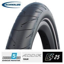 Schwalbe btb 27.5×2.00 Mar Supr HD zw V Zwart