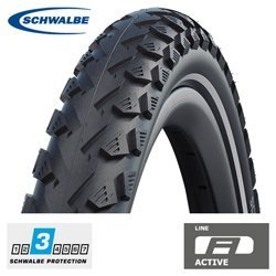 Schwalbe btb Land Cruiser Plus 28 x 1.60 zw refl Zwart
