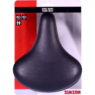 Simson zadel Basic Zwart
