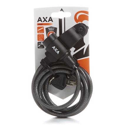 Axa kabelslot Rigid 180/8 Zwart