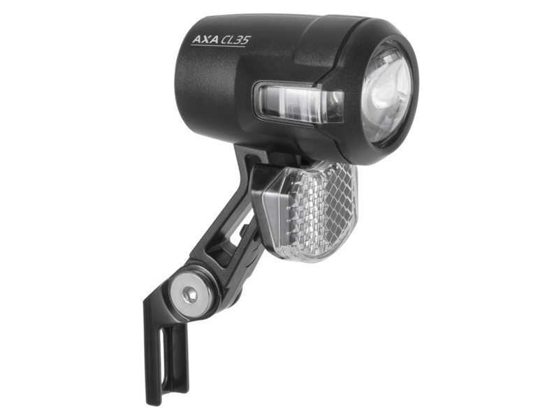 Axa koplamp Compactline steady auto dynamo 35 lux Black