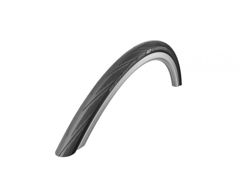 Schwalbe btb 700×25 Lugano kevl wt/zw V Wit