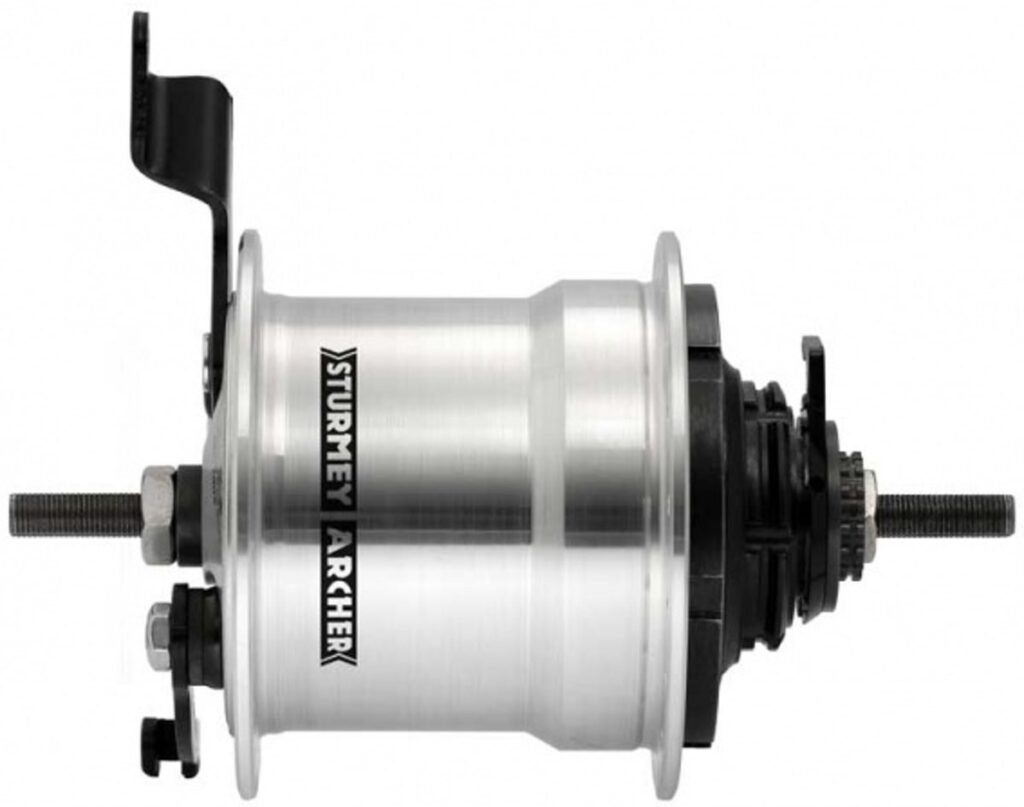 Sturmey Archer SA achternaaf RX-RD5 5v tr 36 gts Zilver